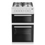 GRADE A2 - Beko KDVG592W 50cm Double Oven Gas Cooker - White