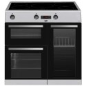 KDVI90X Beko 90cm Electric Induction Range Cooker - Stainless Steel