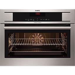 AEG KE8404101M Compact Height Multifunction Single Oven Stainless Steel