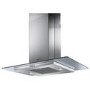 Smeg KEIV90 90cm Island Cooker Hood With Flat Glass Canopy Stainless Steel