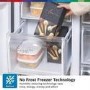 Bosch Series 4 605 Litre Four Door Freestanding Fridge Freezer - EasyClean Stainless Steel
