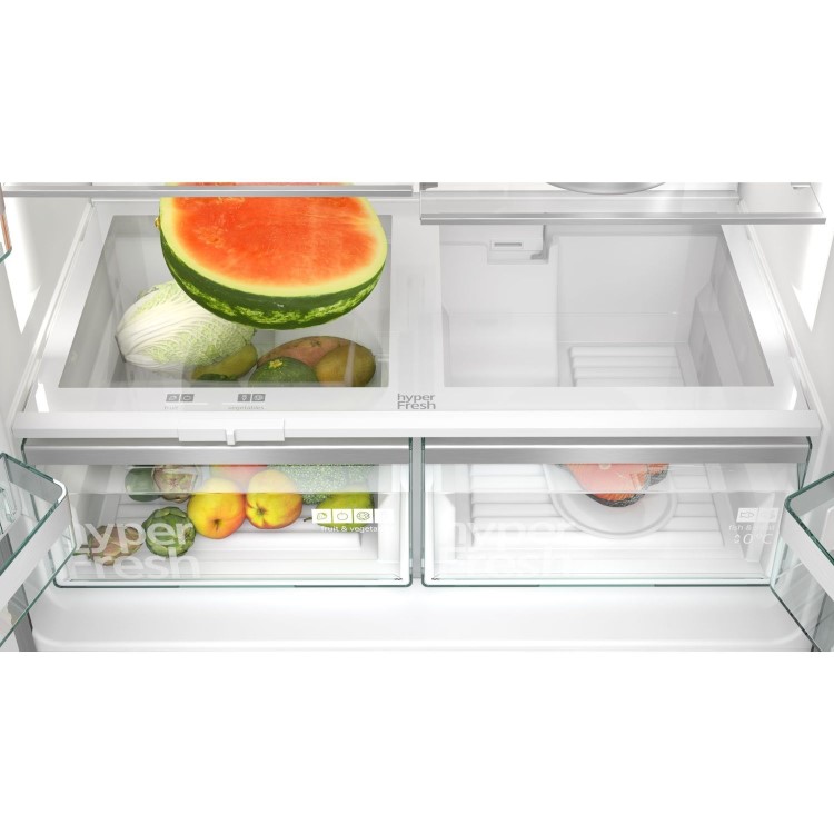 Refurbished Siemens iQ700 KF96DPXEA Freestanding 574 Litre Fridge Freezer
