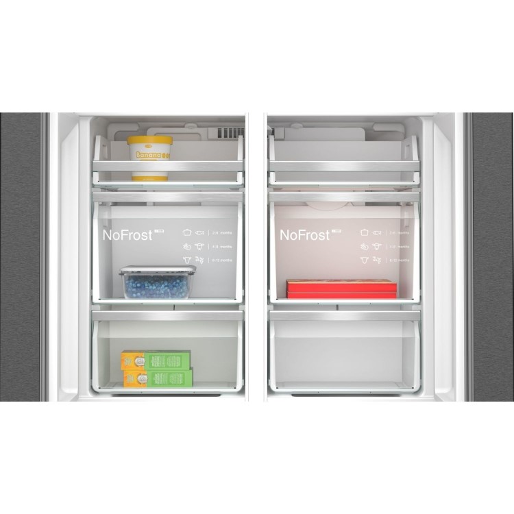 Refurbished Siemens iQ700 KF96DPXEA Freestanding 574 Litre Fridge Freezer