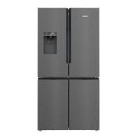 Siemens iQ700 574 Litre Four Door Freestanding Fridge Freezer - Black Inox Siemens iQ700 574 Litre Four Door Freestanding Fridge Freezer - Black Inox
