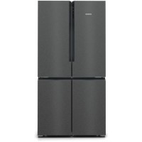 Siemens iQ500 605 Litre Four Door American Fridge Freezer - Anti-Fingerprint Black Steel Siemens iQ500 605 Litre Four Door American Fridge Freezer - Anti-Fingerprint Black Steel