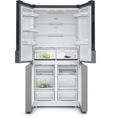 Refurbished Siemens iQ300 KF96NVPEAG Freestanding 605 Litre Frost Free American Fridge Freezer Stainless Steel
