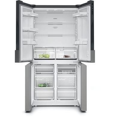 Refurbished Siemens iQ300 KF96NVPEAG Freestanding 605 Litre Frost Free American Fridge Freezer Stainless Steel