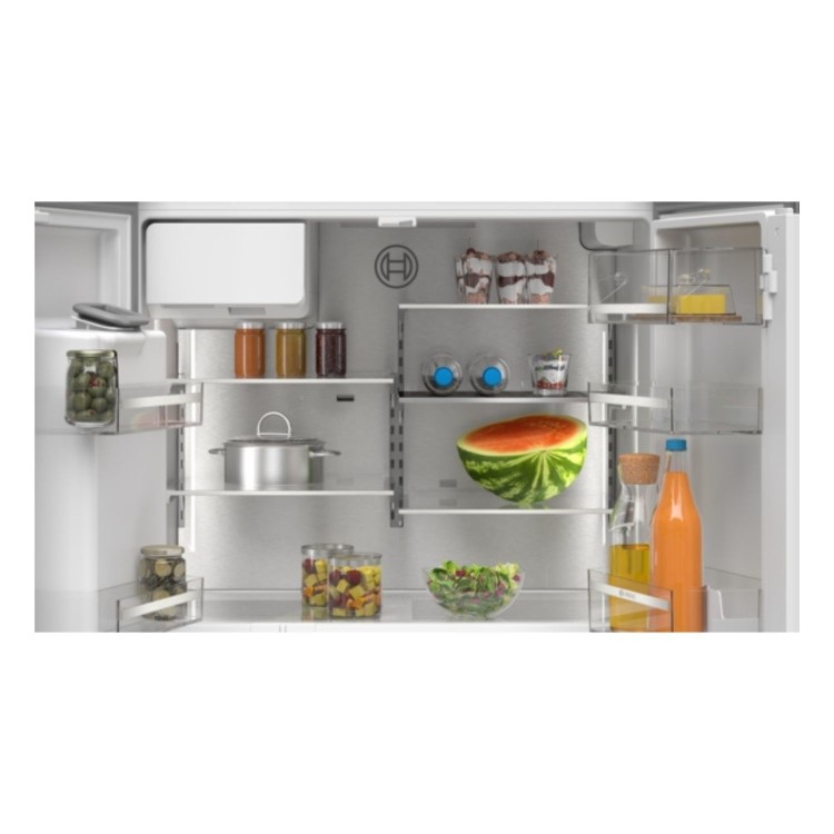 Bosch Series 6 574 Litre Four Door American Fridge Freezer - Stainless steel