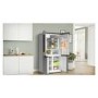Bosch Series 6 574 Litre Four Door American Fridge Freezer - Stainless steel