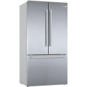 KFF96PIEP Bosch Series 8 573 Litre French Style American Freestanding Fridge Freezer - Easyclean Stainless Steel