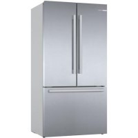 Refurbished Bosch Series 8 KFF96PIEP Freestanding 573 Litre American Frost Free Fridge Freezer Stainless Steel