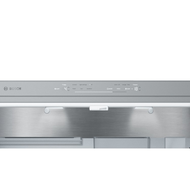 Refurbished Bosch Series 8 KFF96PIEP Freestanding 573 Litre American Frost Free Fridge Freezer Stainless Steel