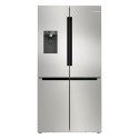 KFI96APEAG Bosch Series 6 574 Litre Four Door Freestanding Fridge Freezer - Brushed Steel