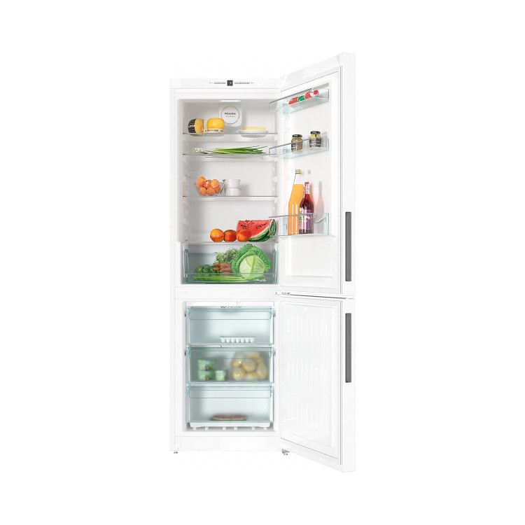 Miele 304 Litre 60/40 Freestanding Fridge Freezer - White 