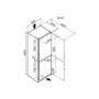 GRADE A3 - Miele KFN28132Dwh 1.86m Tall Frost Free Freestanding Fridge Freezer - White