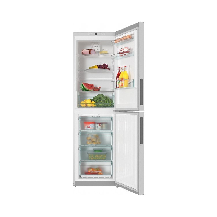 Miele 328 Litre 50/50 Freestanding Fridge Freezer - Stainless steel