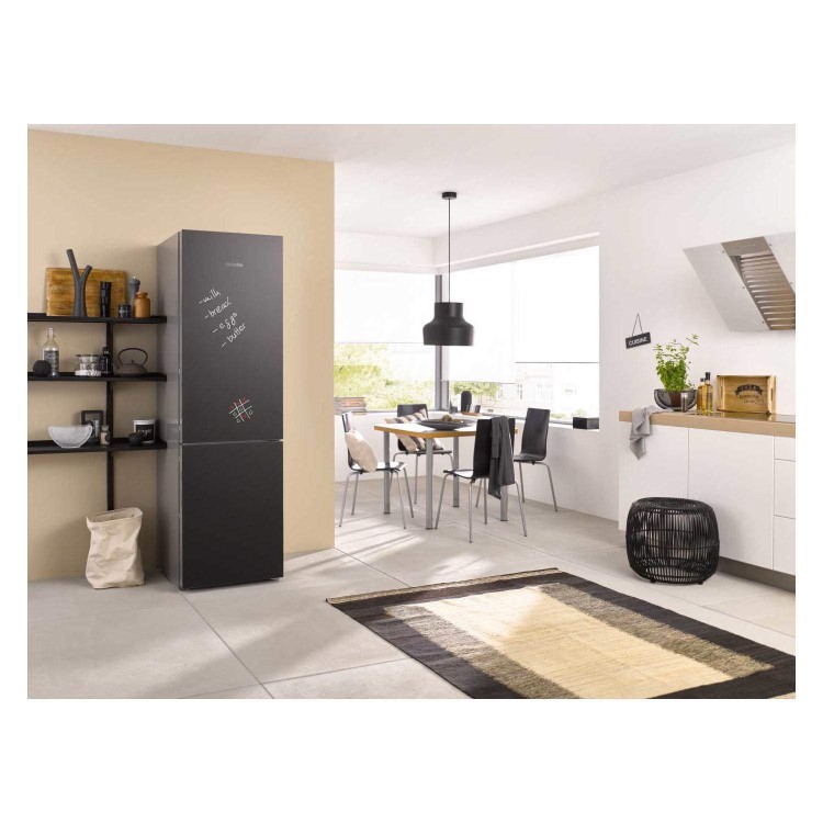 Miele 361 Litre 70/30 Freestanding Fridge Freezer - Black