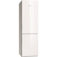 Miele KFN29683DBrWh Prestige Click2Open SoftClose 201x60cm Frost Free Brilliant White Glass Freestanding Fridge Freezer