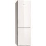 Miele KFN29683DBrWh Prestige Click2Open SoftClose 201x60cm Frost Free Brilliant White Glass Freestanding Fridge Freezer