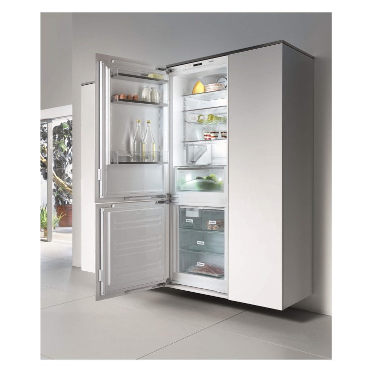Miele KFN37452iDE 56cm Wide Frost Free 70-30 Integrated Upright Fridge Freezer - White