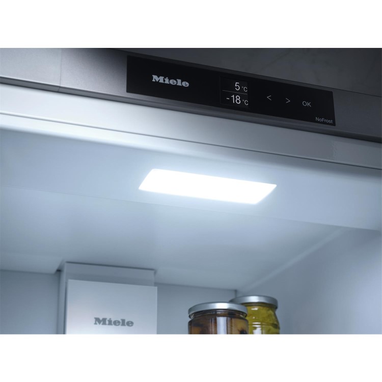 Miele 330 Litre 60/40 Freestanding Fridge Freezer - White