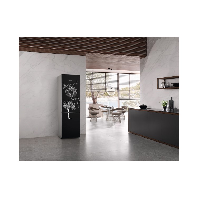 Miele 373 Litre 60/40 Freestanding Fridge Freezer - BlackBoard