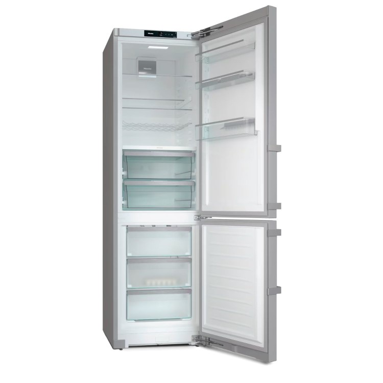 Miele 362 Litre 70/30 Freestanding Fridge Freezer - Stainless Steel