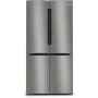 Bosch Series 4 605 Litre Four Door Freestanding Fridge Freezer - EasyClean Stainless Steel