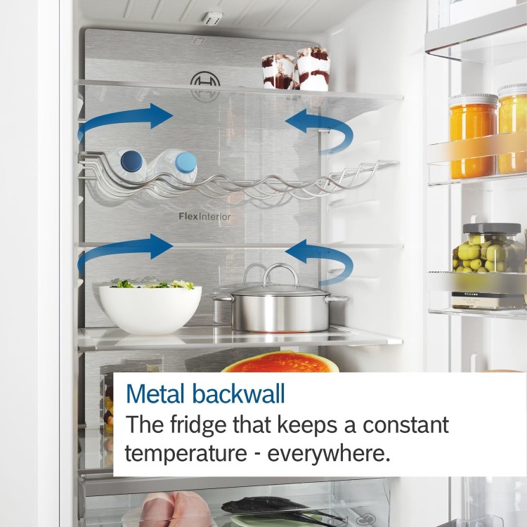 Bosch Series 4 605 Litre Four Door Freestanding Fridge Freezer - EasyClean Stainless Steel