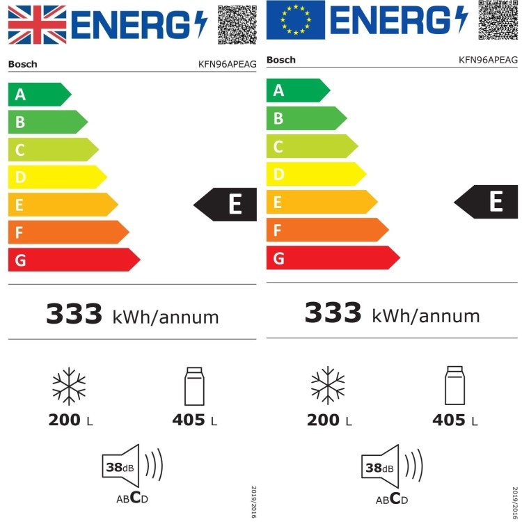 Bosch Series 4 605 Litre Four Door Freestanding Fridge Freezer - EasyClean Stainless Steel