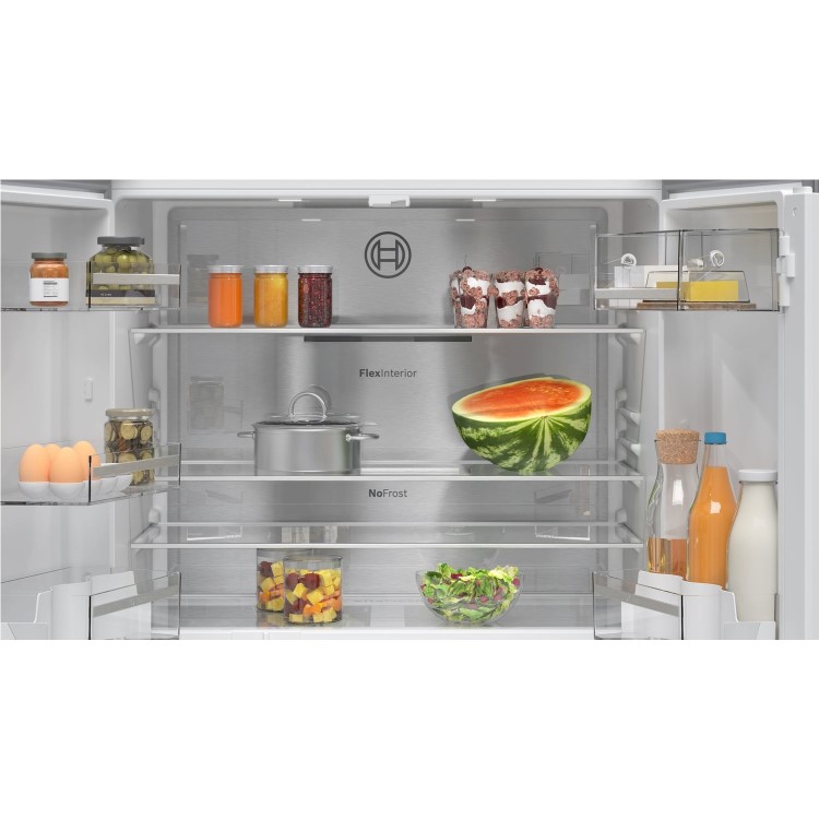 Refurbished Bosch Series 6 KFN96AXEA 605 Litre Frost Free American Fridge Freezer Black