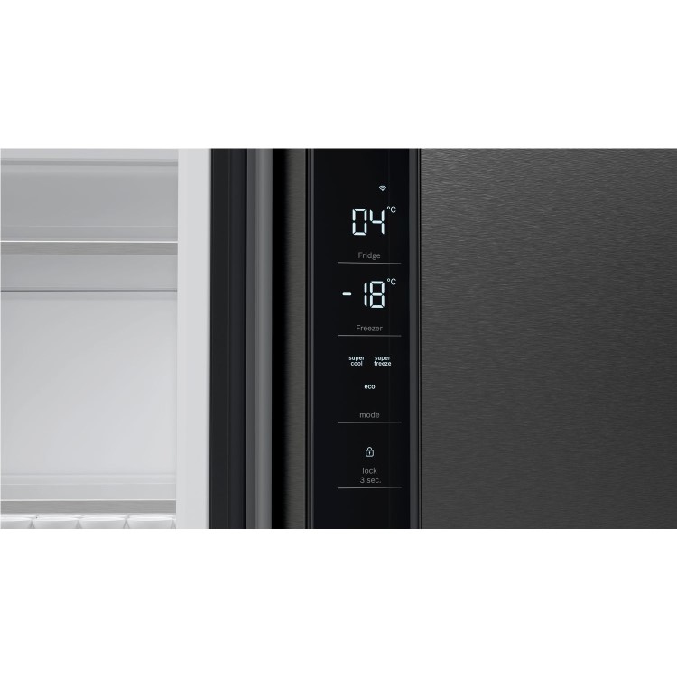 Refurbished Bosch Series 6 KFN96AXEA 605 Litre Frost Free American Fridge Freezer Black