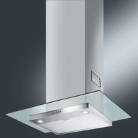 Smeg KFV62D-2 60cm Chimney Hood - Stainless Steel And Flat Glass Canopy