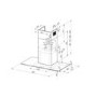 Smeg KFV62D-2 60cm Chimney Hood - Stainless Steel And Flat Glass Canopy