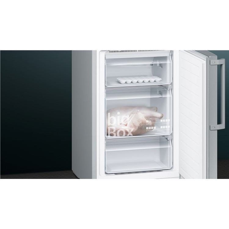 Siemens KG34NVL35G NoFrost Freestanding Fridge Freezer - Stainless Steel Look