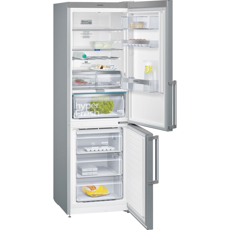 Siemens KG36NAI45 Frost Free Freestanding Fridge Freezer Stainless Steel in Inox-easyclean