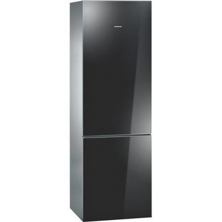 Siemens KG36NSB40 Frost Free Freestanding Fridge Freezer With Black Glass Doors