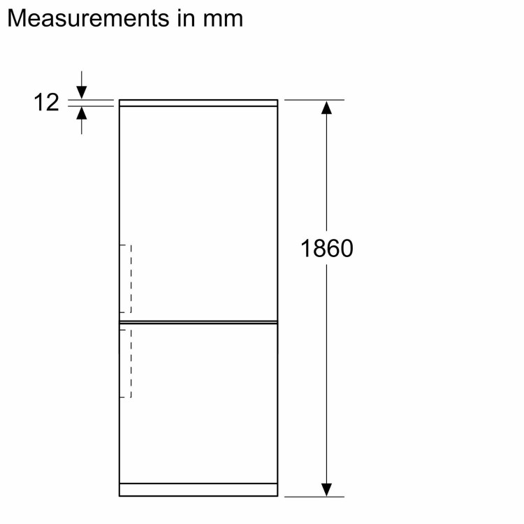 Siemens iQ300 321 Litre 60/40 Freestanding Fridge Freezer - Stainless Steel