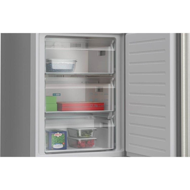 Siemens iQ300 321 Litre 60/40 Freestanding Fridge Freezer - Stainless Steel