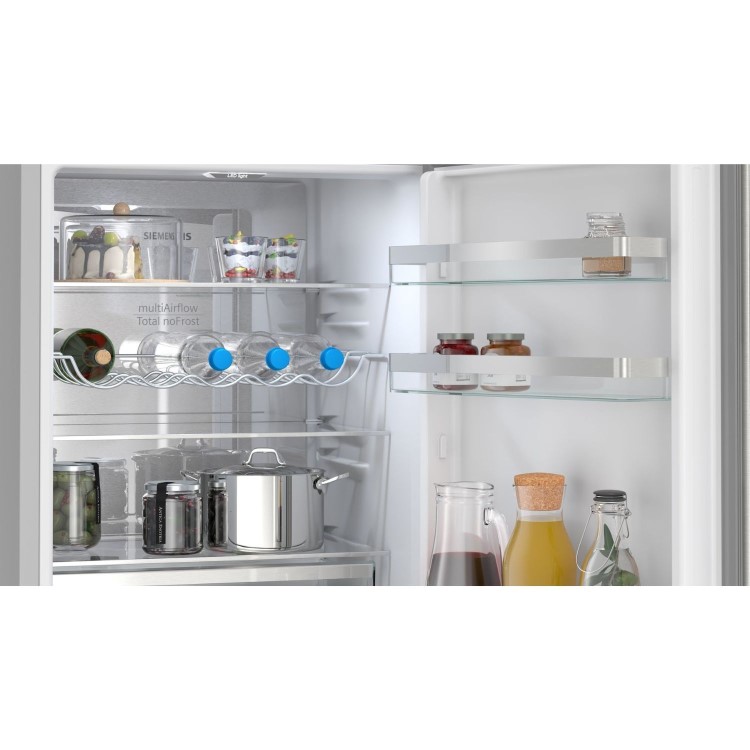Siemens iQ300 321 Litre 60/40 Freestanding Fridge Freezer - Stainless Steel