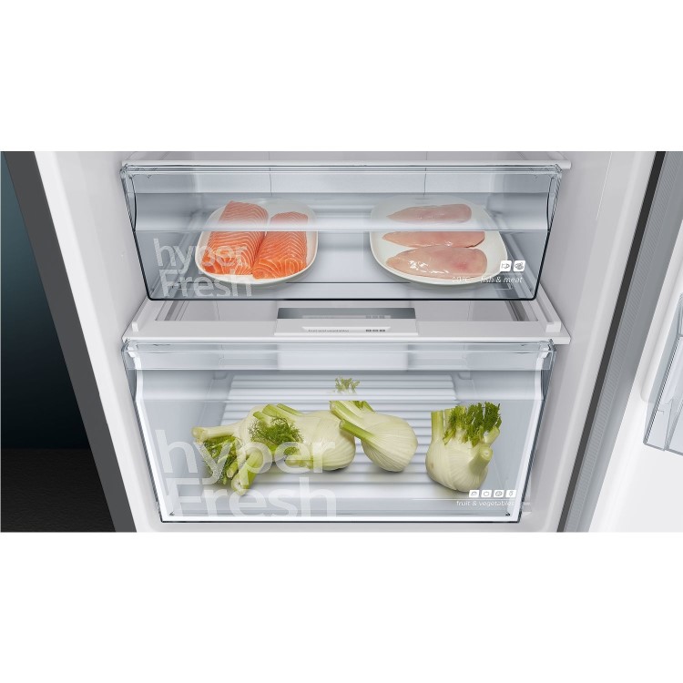 Siemens 324 Litre  Freestanding Fridge Freezer - Black