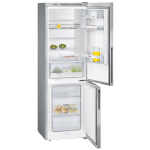 Siemens KG36VVI30G iQ100 LowFrost Freestanding Fridge Freezer with Anti-Fingerprint Stainless Steel Door in stainless steel doors