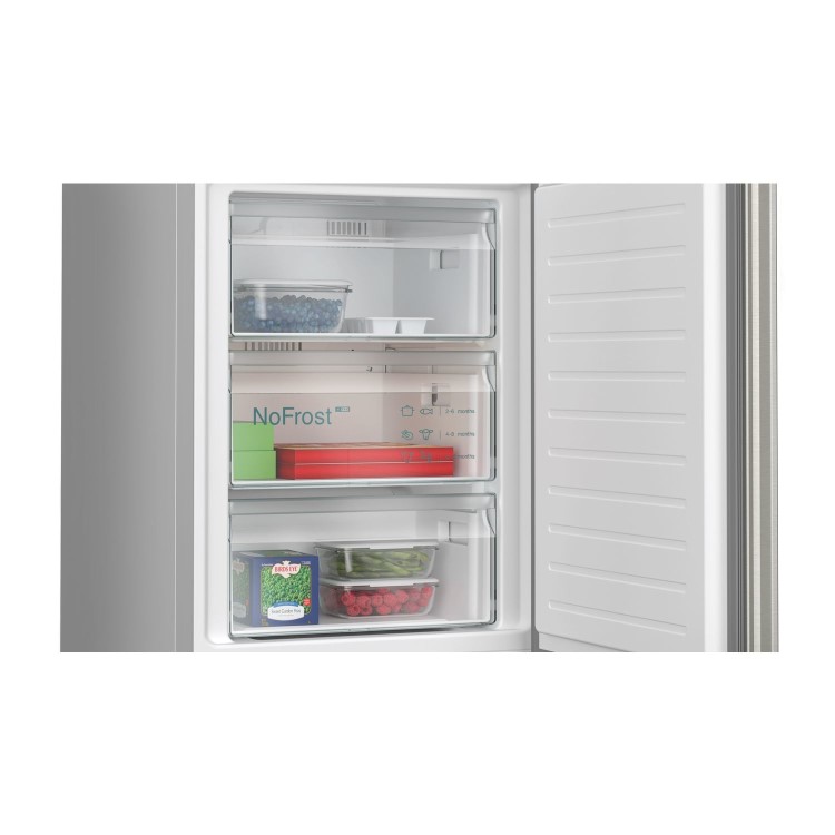 Refurbished Siemens iQ300 KG39N2IDF Freestanding 363 Litre 70/30 Fridge Freezer Stainless Steel Doors