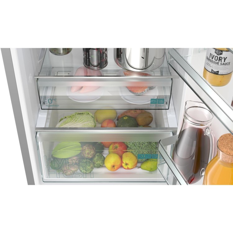 Siemens iQ300 363 Litre 70/30 Freestanding Fridge Freezer - Easyclean Stainless Steel