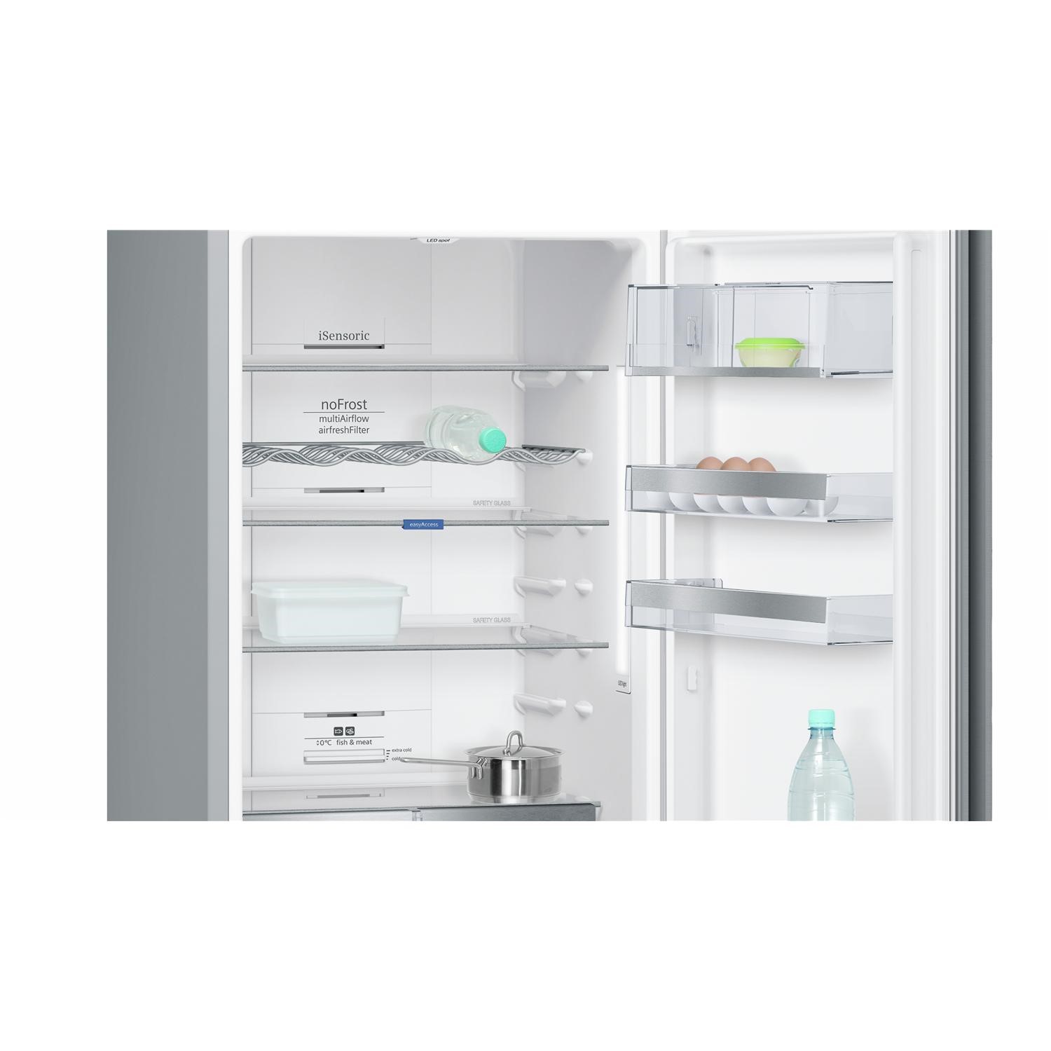 Siemens Kg39nlb35 Iq500 Nofrost Black Glassdoor Freestanding Fridge Freezer With Hyperfresh Box Appliances Direct