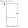 Siemens iQ300 363 Litre 60/40 Freestanding Fridge Freezer - Dark Inox