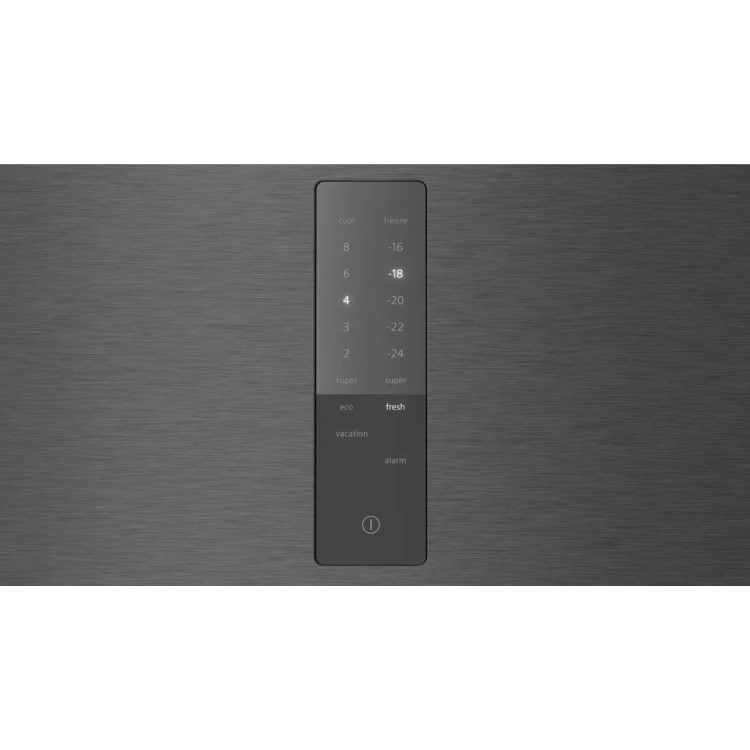 Siemens iQ300 363 Litre 70/30 Freestanding Fridge Freezer - Black Steel