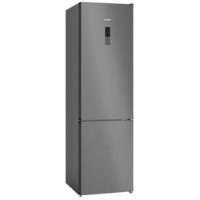 Siemens Freestanding Fridge Freezer in Black Inox-Antifingerprint