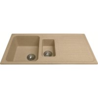 CDA KG42ST Composite One And A Half Bowl Sink