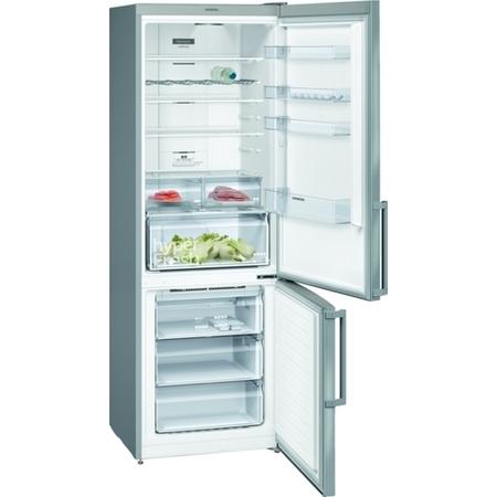 Refurbished Siemens iQ300 KG49NXIEPG Freestanding 435 Litre 70/30 Fridge Freezer Stainless Steel